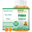 SHIFAA NUTRITION Halal & Gluten Free Fiber Gummies for Kids & Adults 