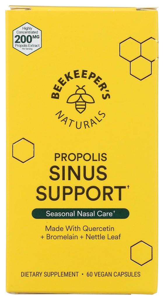 Μελισσοκόποι Φυσικοί Propolis Sinus Support, 60 Ct