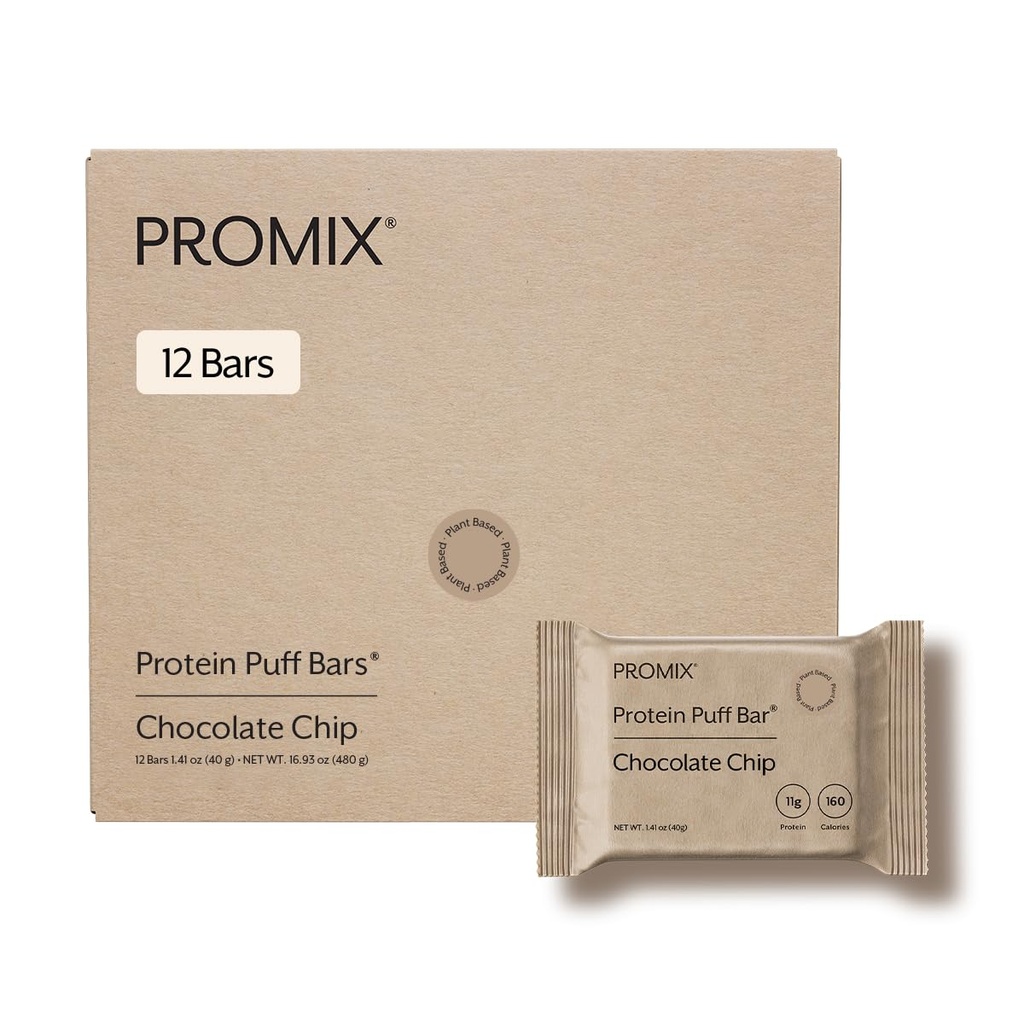 Promix Διατροφή Vegan Protein Puff Bars 