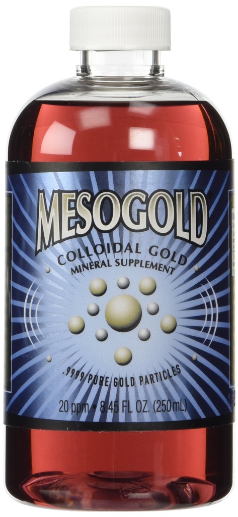 MesoGold ® 20 ppm κολλοειδές χρυσό 250 mL/8.45 Oz