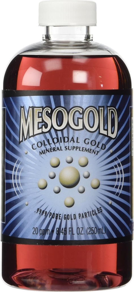 MesoGold ® 20 ppm κολλοειδές χρυσό 250 mL/8.45 Oz