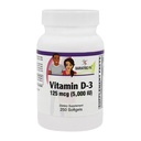 BariatricPal Vitamin D-3 125mcg (5000 IU) - Easy Swallow Vegetarian Softgels (250ct Bottle)