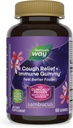 Nature's Way Sambucus Cough Relief+, Immune Gummy, Feel Better, Clinically Proven South African Geranium Root Extract, with Elderberry Extract, Vitamin C & Zinc, 60 Gummies (Packing May Vary)