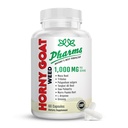 PHARMS Hornygoatweed for Men & Women (1. 000 mg) - Κάψουλες Ενέργειας & Σταματίνας με Maca Root, Tribulus, Tongkat Ali, Saw Palmetto & Ginseng - Γυναικείο & Ανδρικό Συμπλήρωμα Ενίσχυσης Απόδοσης - 60 Κάψουλες
