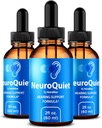 NutraRize (Pack of 3 NeuroQuiet Drops – Επίσημη φόρμουλα υποστήριξης ακοής με όλα τα φυσικά συστατικά για να βοηθήσει να διατηρηθεί υγιής λειτουργία ακρόασης, Premium Gotos αναθεώρηση (90 εξυπηρετεί)