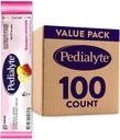 Πακέτα σκόνης Pedialyte, λεμονάδα φράουλα, ενυδατικό ποτό, 100 μεμονωμένα πακέτα σκόνης