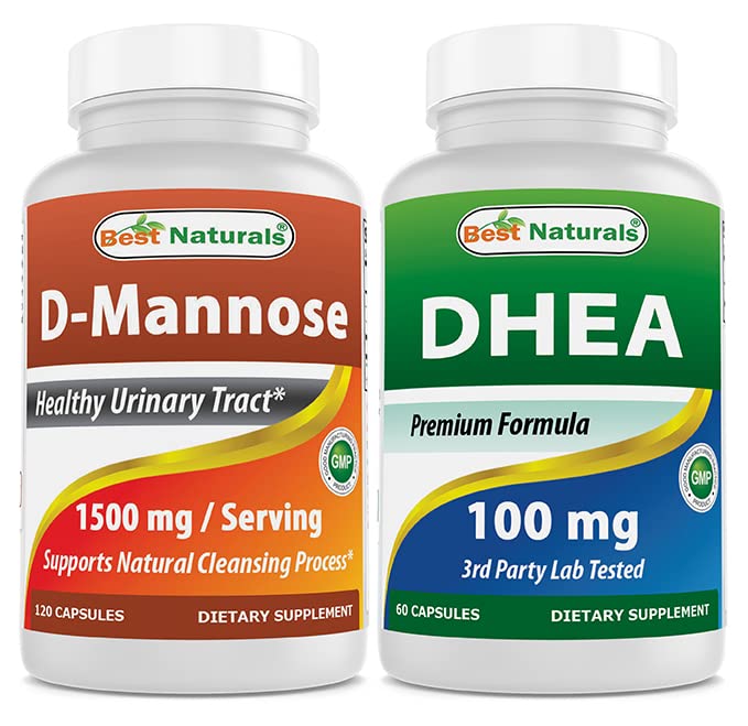 Best Naturals D- Mannose 1500mg & DHEA 100mg