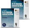 Dr G's Amazing Ionized Cal Mag - Συμπλήρωμα σκόνης ασβεστίου για την υγεία των οστών - 60 ραβδιά x 2 συσκευασίες για 4 μήνες (120 Count)