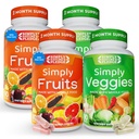 Simply Nature's Pledge - Packed with 42 Different Fruits & Vegetables - 2-Month Supply - Made with Real, Non-GMO Whole Foods - Supports Energy & Overall Wellness - Soy-Free - 360 Capsules