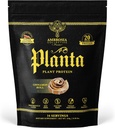 Ambrosia Planta - Premium Plant-Based Protein | Vegan & Keto Friendly | Gourmet Flavors with No Bloating or Stomach Upset | Gluten & Soy Free | No Added Sugar | 14 Servings | (Cinnamon Roll)