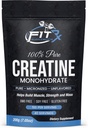 FITRxSupplements.com Pure Creatine Monohydrate Powder - Zero Προστιθέμενα Συστατικά - Χωρίς θερμίδες, 5g ανά υπηρεσία, Unflaved 40 Μερίδες, 200g, Γρήγορη διάλυση