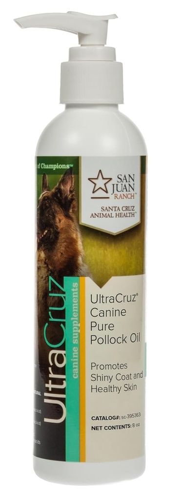 UltraCruz - sc-395363 Κυνικός Pure Pollock Oil Συμπλήρωμα για σκύλους, 8 oz