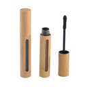 2Pcs 6ml Μπουκάλια σωλήνα Bamboo Mascara Φιαλίδια Επαναχρησιμοποιήσιμα Empty Eyelash Κρέμα εμπορευματοκιβωτίων Μπουκάλι με Βλεφαρίδα και Plug για Castor Oil, Λάδι ανάπτυξης βλεφαρίδων, DIY Mascara Travel Bottles