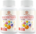 Liposomal Multivitamin for Women 50+ - Women Daily Multivitamin with 32 Ingredients, CoQ10, Vitamins C, B, D, E for Cardiovascular & Bone Health Support - Iron-Free (120 Capsules)
