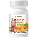 BariatricPal 1.000mcg B12 Ζάχαρη-ελεύθερο Γρήγορη τήξη (90 κόμης) - Πορτοκαλί
