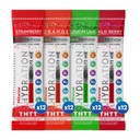 NewTrition® Hydration Powder - Pack 48 Packets σκόνης ηλεκτρολυτών, φυσικά αρωματικά ενυδατικά πακέτα νερού, ηλεκτρολυτικά ταχείας δράσης με βιταμίνες, ασβέστη, φράουλα, πορτοκάλι, άγριο μούρο