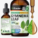 BIO KRAUTER Gymnema Sylvestre Extract Drops - Αλκοόλ και Ζάχαρη Χωρίς - Vegan Gymnema Leaf Extract 2 Fl.Oz.