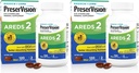 PreserVision AREDS 2 Eye Vitamin & Mineral Supplement, Περιέχει Λουτεΐνη, Βιταμίνη C, Ζεαξανθίνη, Ψευδάργυρο & Βιταμίνη E, 120 Softgels (Packaging May Vary) (Pack of 2)