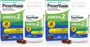 PreserVision AREDS 2 Eye Vitamins, #1 Eye Doctor Recommended Brand, Lutein and Zeaxanthin Supplement with Vitamin C, Vitamin E, Zinc, and Copper, Softgels (Minigels), 120 Count (Pack of 2)