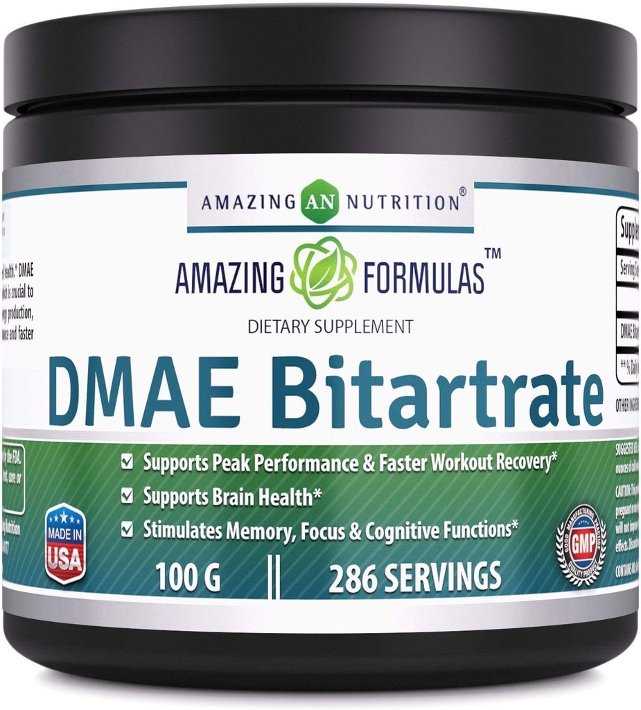 Amazing Formula DMAE Bitartrate Powder Supplement 