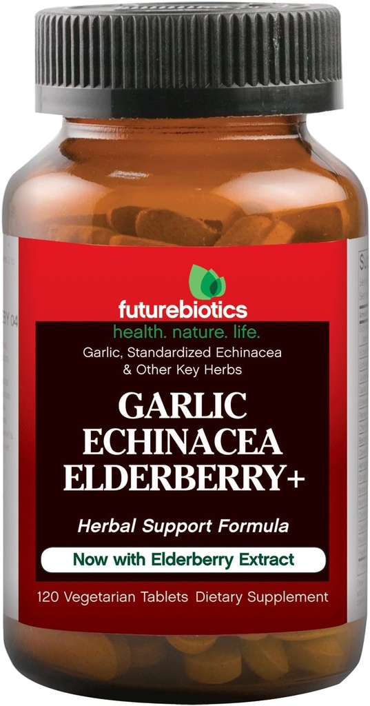 Μελλοντικά αντιβιοτικά Σκόρδο Echinacea Elderberry+ 120 Tabs