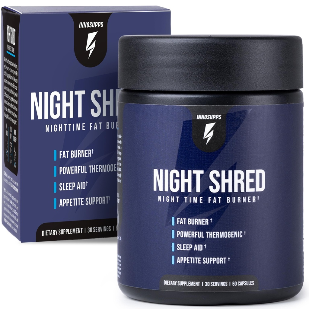 InnoSupps νύχτα shred λίπος καύση και φυσική υποστήριξη ύπνου 