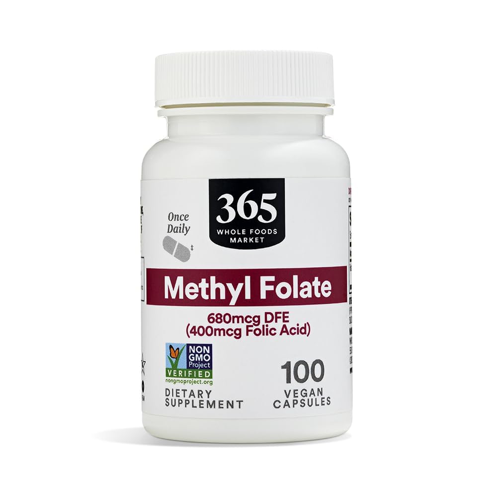 365 από Whole Foods Market, Folate μεθύλιο, 100 Count
