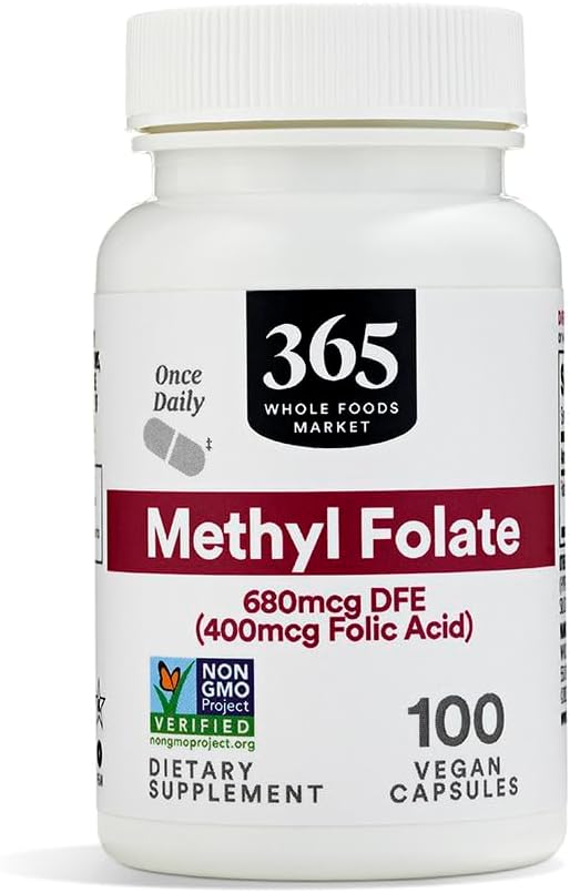 365 από Whole Foods Market, Folate μεθύλιο, 100 Count