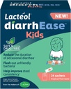 DiarrhEase Kids - ένα ασφαλές, χωρίς φάρμακα και κλινικά δοκιμαστεί μεταβιοτικό στέλεχος που συντομεύει τη διάρκεια της περιστασιακής διάρροιας- λειτουργεί φυσικά με το σώμα του παιδιού σας, 24 κόμης