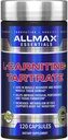 ALLMAX Διατροφή L-καρνιτίνη + Ταρτικό, 120 κάψουλες