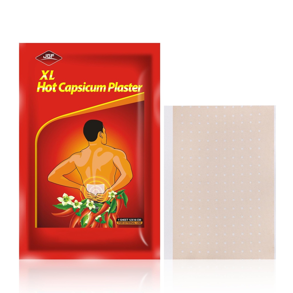 10 Count Capsaicin Patches, 4.72"x7.08" Hot Capsicum Patch
