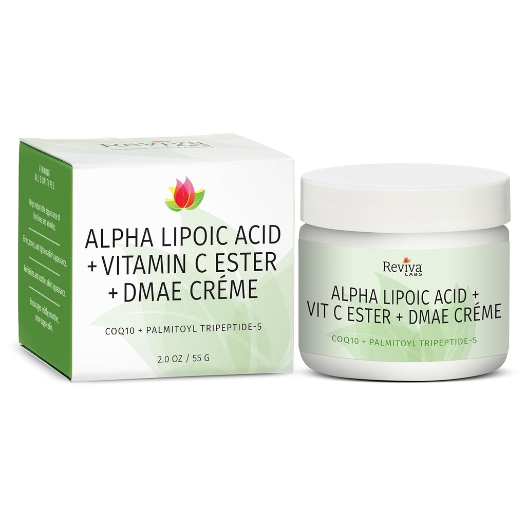 Reviva Labs Alpha Lipoic Acid Vitamin C Ester και DMAE Cream -- 2 oz