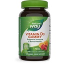 Τρόπος της φύσης Βιταμίνη D3 Gummies, Υποστηρίζει το ανοσοποιητικό και την υγεία των οστών *, 2000 IU (50 mcg) ανά 2-μελή εξυπηρέτηση, Βιταμίνη D3 2000IU ανά 2 Gummies, Μικτή Γεύση Φρούτων, 120 Count