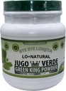 JUGO Verde (Green King Powder) Super Detox 16 oz Συμπλήρωμα διατροφής 100% Φυσικό, Vegan, χωρίς γλουτένη, χωρίς σάκχαρα Αντίο LONJITA Πράσινο Τσάι, Moringa, Σπανάκι και More Fiber