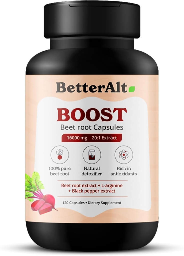 Καλύτερα Alt Beet Root σκόνη κάψουλες (120 κάψουλες)