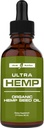 Ultra6 Διατροφής Hemp Oil – Υποστηρίζει ομαλή κίνηση, ευελιξία & κοινή άνεση – Hemp Oil για την υγεία των οστών – 120 εξυπηρετήσεις – Made in USA