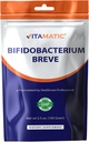 Vitamatic Bifidobacterium Breve Probiotic Powder - Digestive Health Support - 100 Gram (3, 5 OZ) - 100 Services