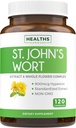 Κάψουλες του St John's Wort - Ισχυρό & ισχυρό εκχύλισμα του Saint John's Wort και ολόκληρο το συγκρότημα βοτάνων Standardized to 900mcg Hypericin for Balancing Daily Mood Support - Vegan Non-GMO & Lab Επαληθευμένο (120 Caps)