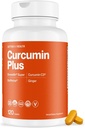 Better Way HealthTM Curcumin Plus – Turmeric Curcumin C3® Complex με Boswellin®, BioPerine® και Ginger – Κοινή Υποστήριξη & Συμπληρώματα ανακούφισης φλεγμονών – 120 Caplets