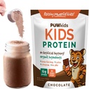 Kids Protein Shake Powder 16g – Zero Sugar, Organic Ingredients, Grass-Fed Whey Proteins – Calcium & Choline for Bone Strength & Brain Development, Protein Shake, 15-45 Servings – Chocolate