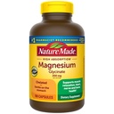 Nature Made Magnesium Glycinate 200 mg ανά μερίδα, Magnesium Supplement for Muscle, Heart, Nerve and Bone Support, 180 Magnesium Bisglycinate Caps, 90 Day Supply