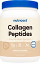Nutricost Collagen Peptides σκόνη 1LB (454 G) (Βανίλα) - Grass Fed Bovine Collagen Υδρολυτικό