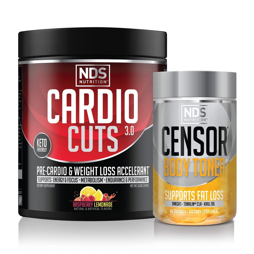 NDS Nutrition 4.0 Razz Lemonade (40 υπηρεσίες) & NDS Nutrition Censor (90 Softgels)