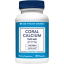The Vitamin Shoppe Coral Calcium 1.500MG - Eco Safe Source of Calcium, Magnesium & Trace Minerals to Support Healthy Bones and Teeth (180 Κάψουλες)