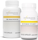 Ολοκληρωτικά Θεραπευτικά Δέσμει με Buffered Vitamin C 1.000 mg, 60 Κάψουλες & Tri-Magnesium, 90 Κάψουλες - Buffered Vitamin C για Αντιοξειδωτική Υποστήριξη* - Tri-Magnesium για την Υγεία της Καρδιάς & των Οστών*