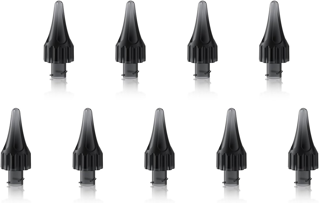 9pcs κερί αυτί αφαίρεσης αυτί καθαρότερο Αντικατάσταση Συμβουλές, Αντικατάσταση κιτ καθαρισμού αυτιών μαλακές Συμβουλές, Ηλεκτρικό αυτί καθαρότερο Αντικατάσταση Συμβουλές Άρδευση αυτί Συμβουλές