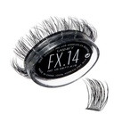 Lashify Fluffy FX 14mm Gossamer DIY Επεκτάσεις βλεφαρίδες ξαναγεμίζουν, για την πιο δύστροπη και flattery εμφάνιση, μαύρο, εύκολο ψευδείς βλεφαρίδες