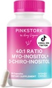 Pink Stork Inositol συμπλήρωμα για τις γυναίκες – 40:1 Myo-Inositol & D-Chiro Inositol – ορμονική ισορροπία, γονιμότητα & υποστήριξη των ωοθηκών – Κύκλος Κανονικότητα & Μεταβολική ευεξία, 30 Υπηρεσίες