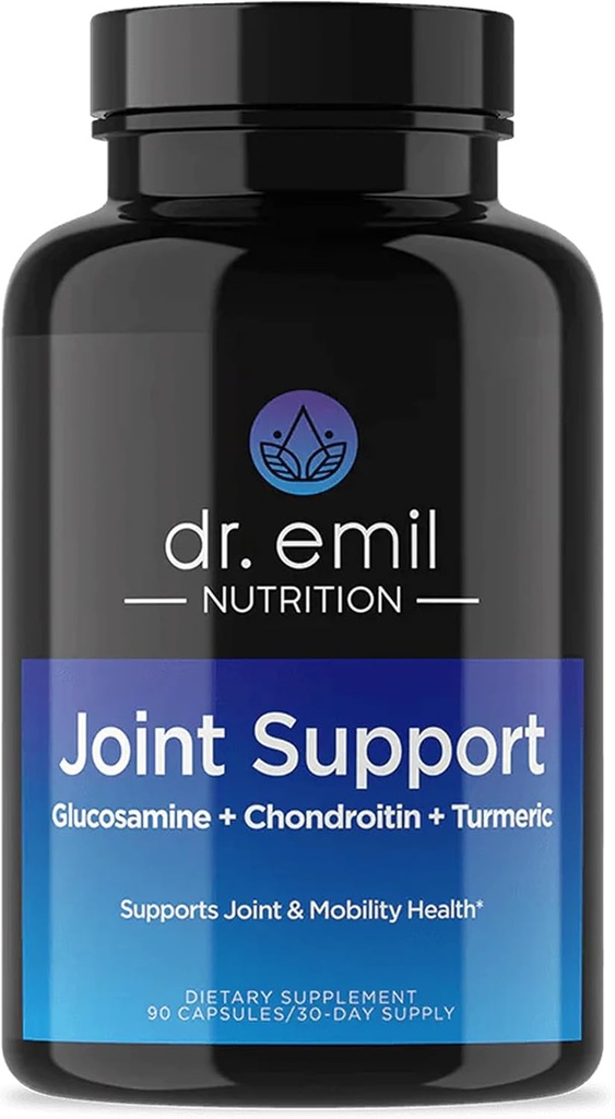 DR. EMIL NUTRITION Joint Aid Supplement - Joint Supplement with Glucosamine Chondroitin, MSM & Turmeric - Joint Health Supplement for Mobility and Discomfort for Men and Women* (60 Κάψουλες)