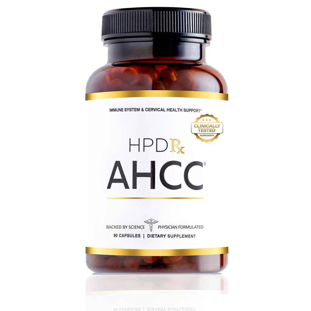 HPD Rx Premium AHCC & Shiitake Mushroom 1100 mg ανά συμπλήρωμα σερβιρίσματος, Φυσικό Booster Ανοσίας, Διατηρεί Φυσικό Killer Cell Δραστηριότητα 